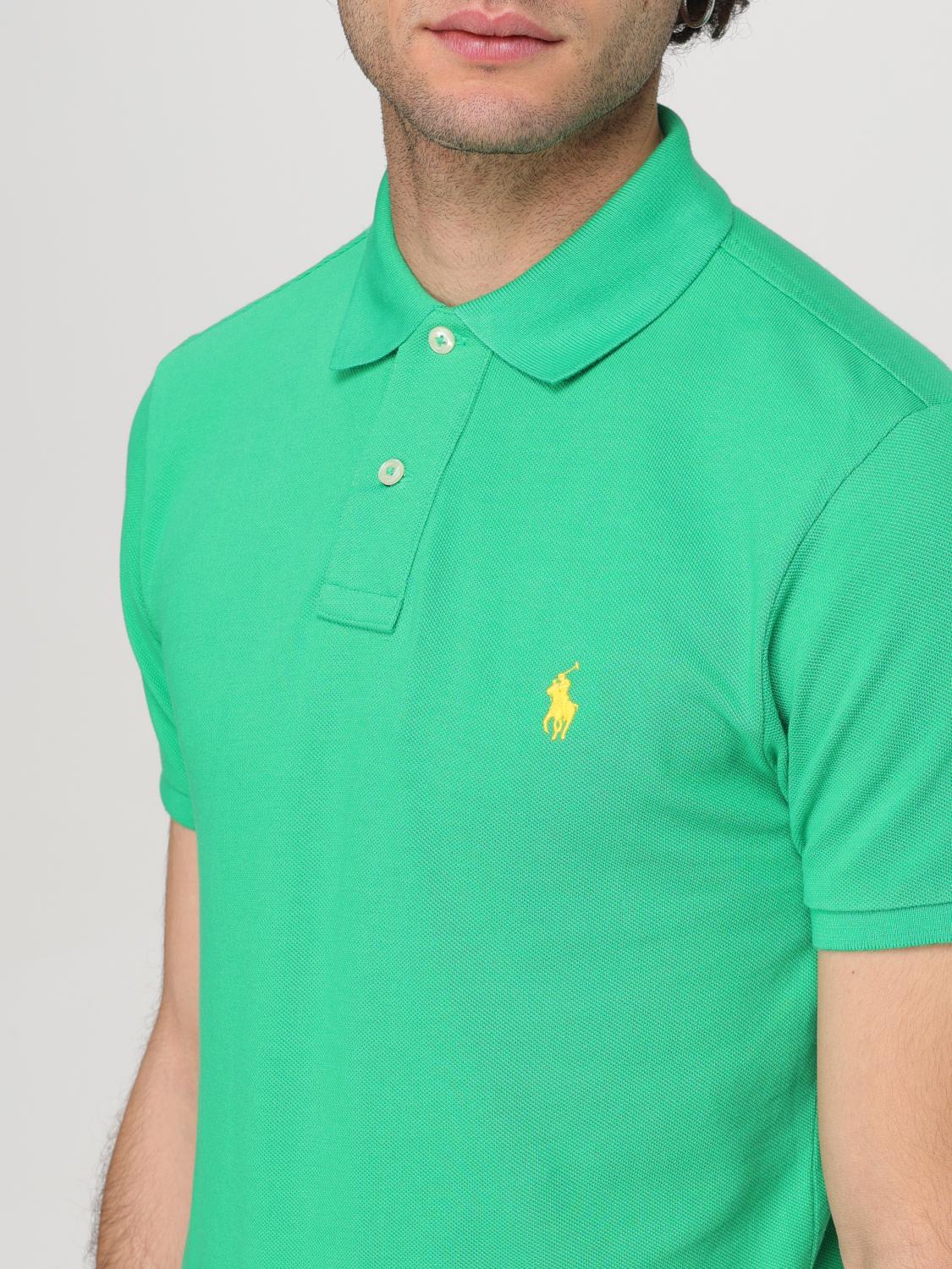 POLO RALPH LAUREN POLO SHIRT: Polo shirt men Polo Ralph Lauren, Forest Green - Img 3