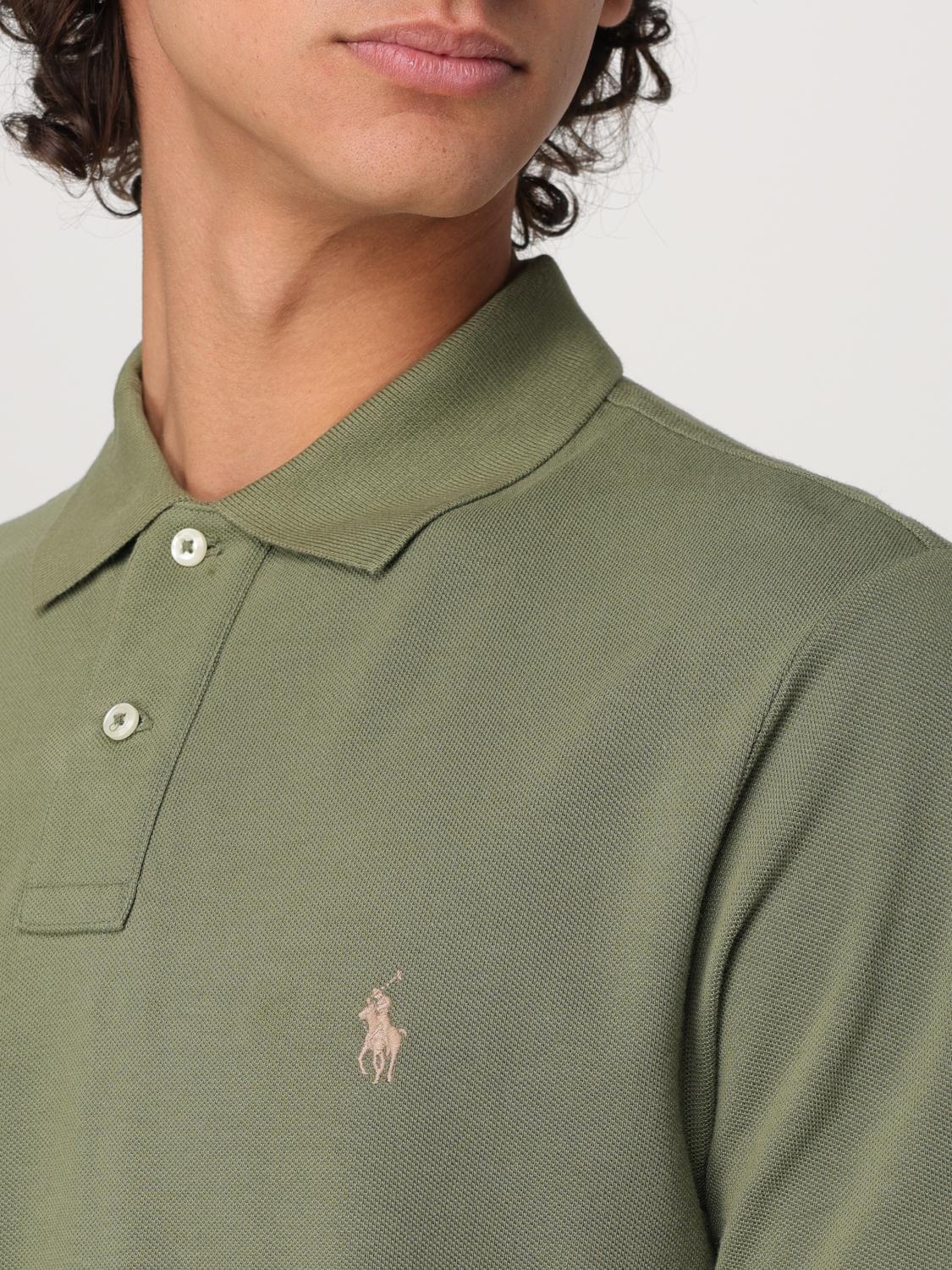 POLO RALPH LAUREN POLO SHIRT: Polo shirt men Polo Ralph Lauren, Grass Green - Img 3