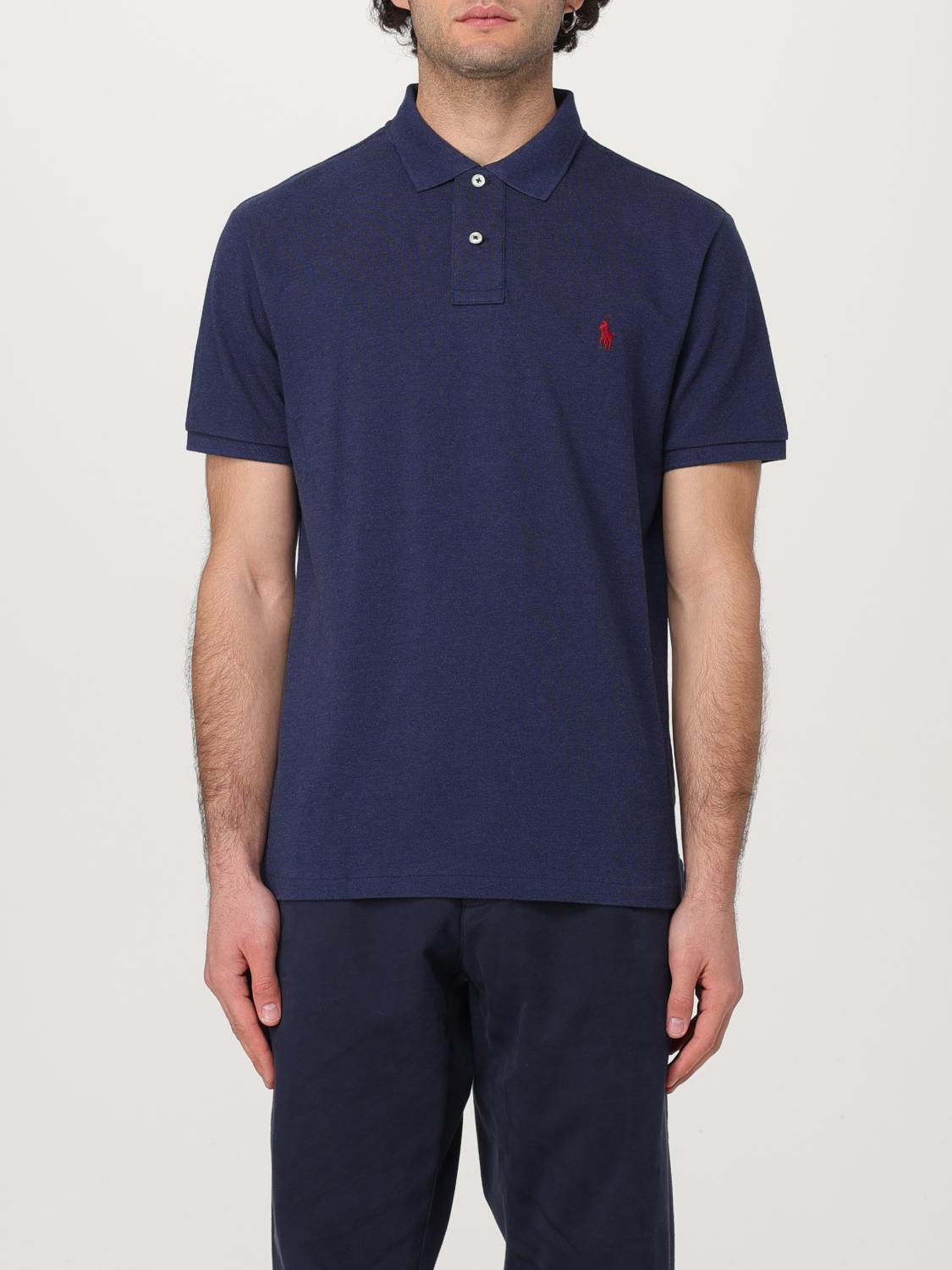 POLO RALPH LAUREN POLO SHIRT: Polo shirt men Polo Ralph Lauren, Blue 2 - Img 1