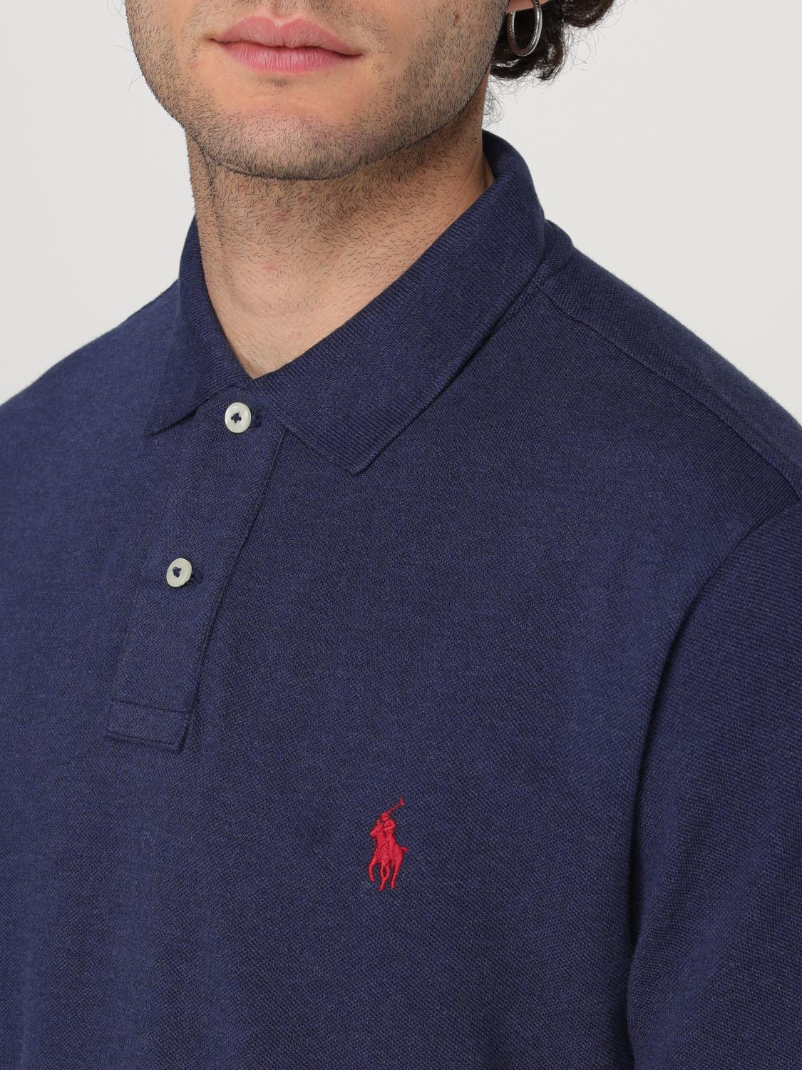 POLO RALPH LAUREN POLO SHIRT: Polo shirt men Polo Ralph Lauren, Blue 2 - Img 3