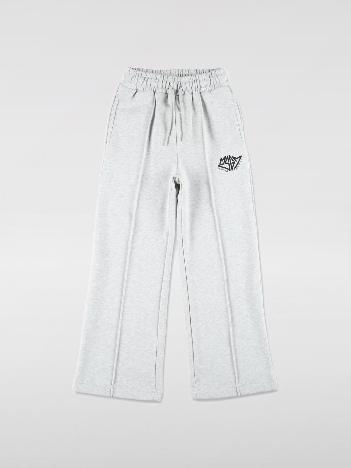 MSGM KIDS PANTS: Pants kids MSGM Kids, Grey - Img 1