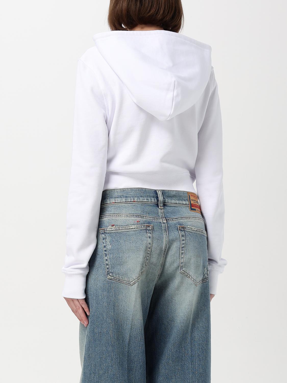 DIESEL SWEATSHIRT: Sweatshirt woman Diesel, White - Img 3