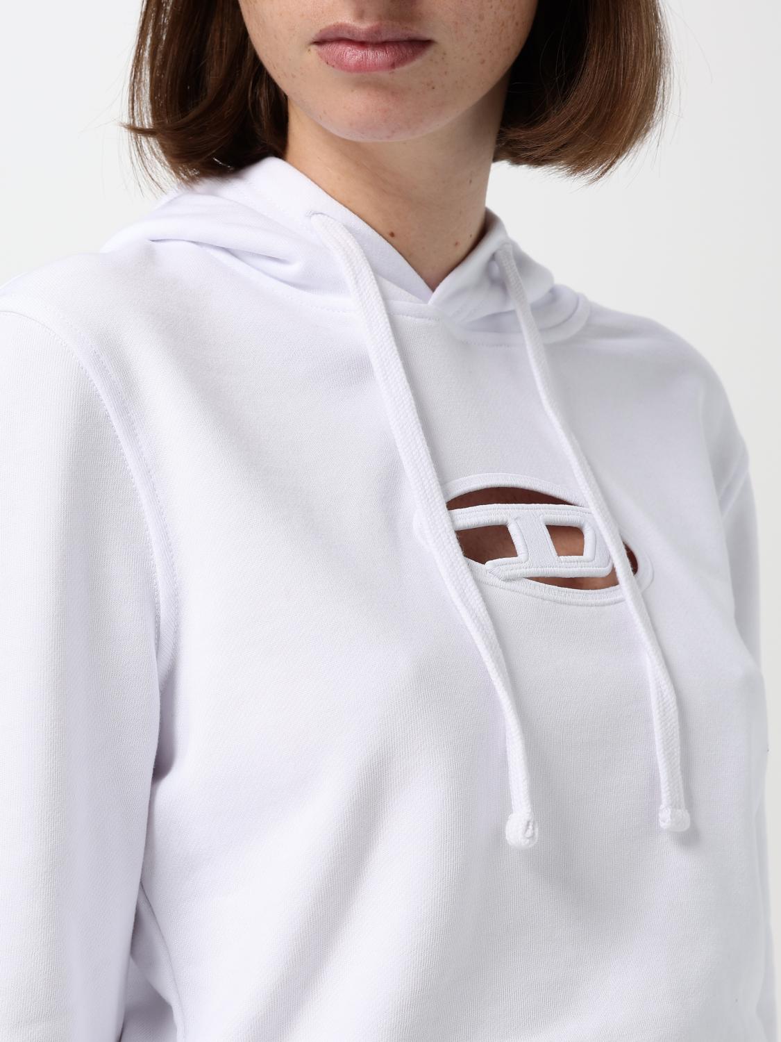 DIESEL SWEATSHIRT: Sweatshirt woman Diesel, White - Img 4