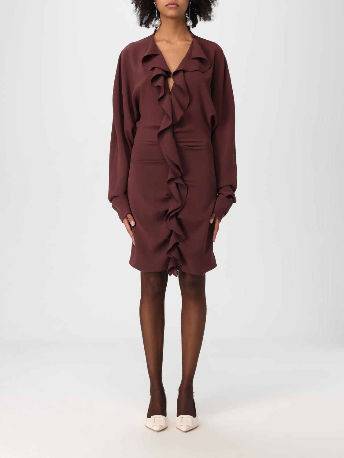 PHILOSOPHY DI LORENZO SERAFINI DRESS: Dress woman Philosophy Di Lorenzo Serafini, Brown - Img 1