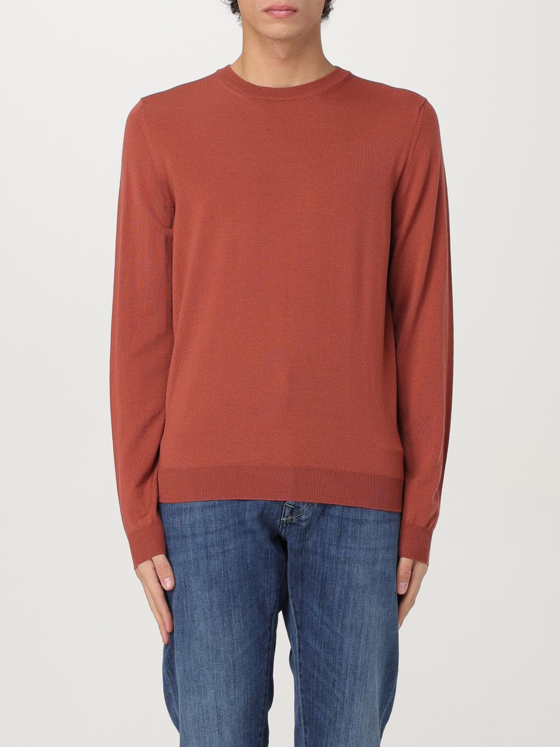 ZANONE SWEATER: Sweatshirt men Zanone, Rust - Img 1