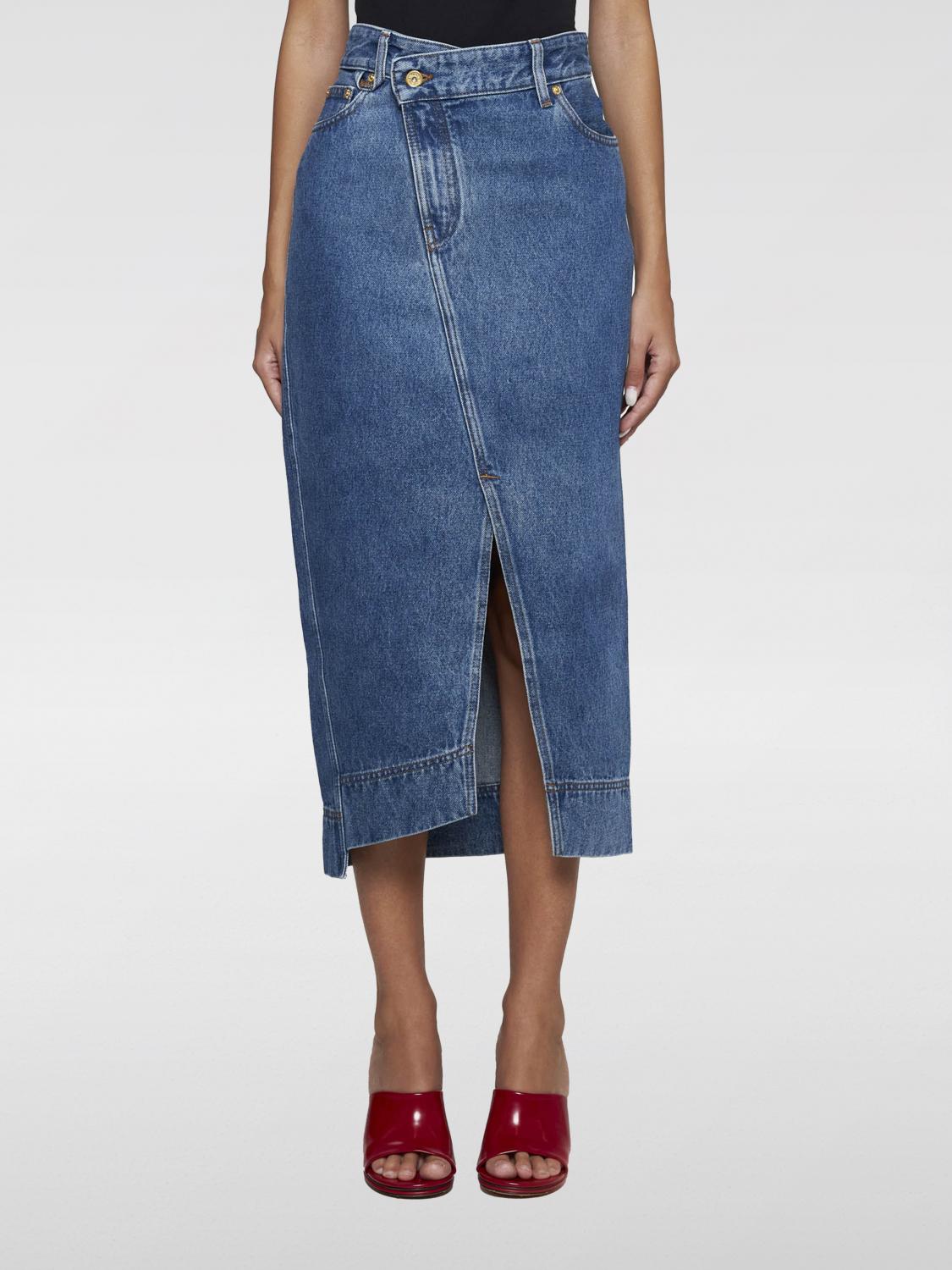 JACQUEMUS FALDA: Falda mujer Jacquemus, Azul Oscuro - Img 1