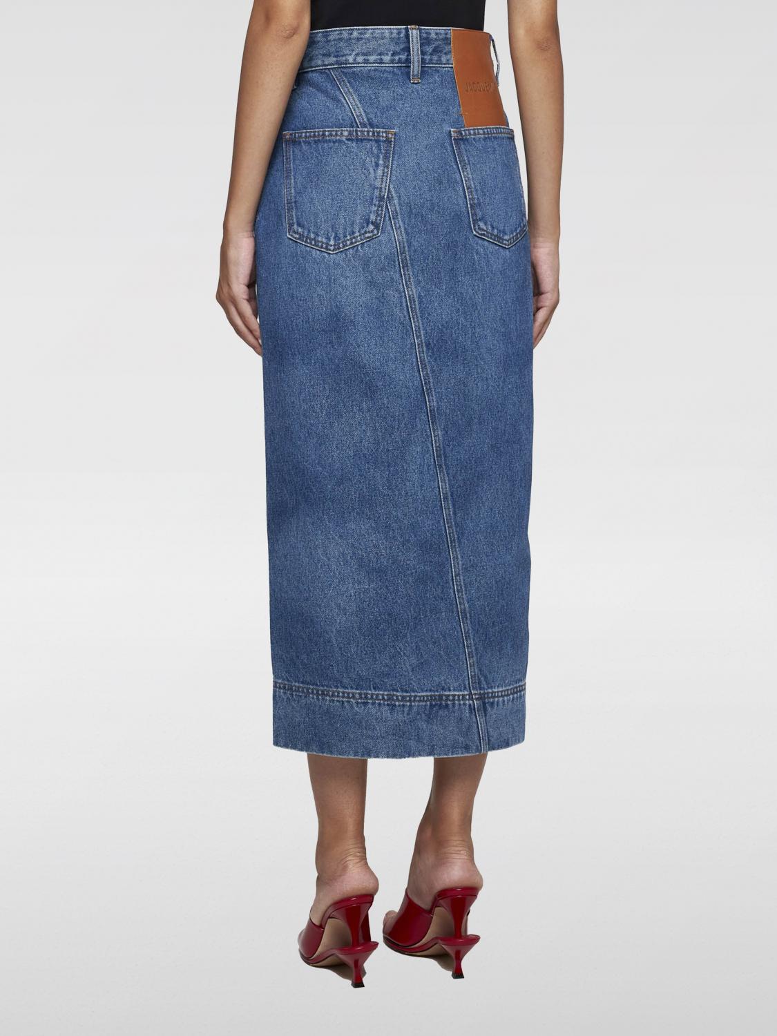 JACQUEMUS FALDA: Falda mujer Jacquemus, Azul Oscuro - Img 2