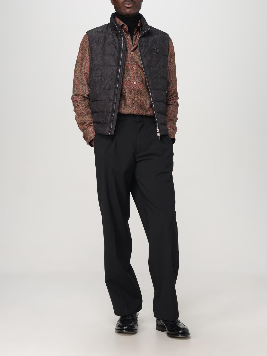 ETRO SUIT VEST: Coat men Etro, Blue - Img 2