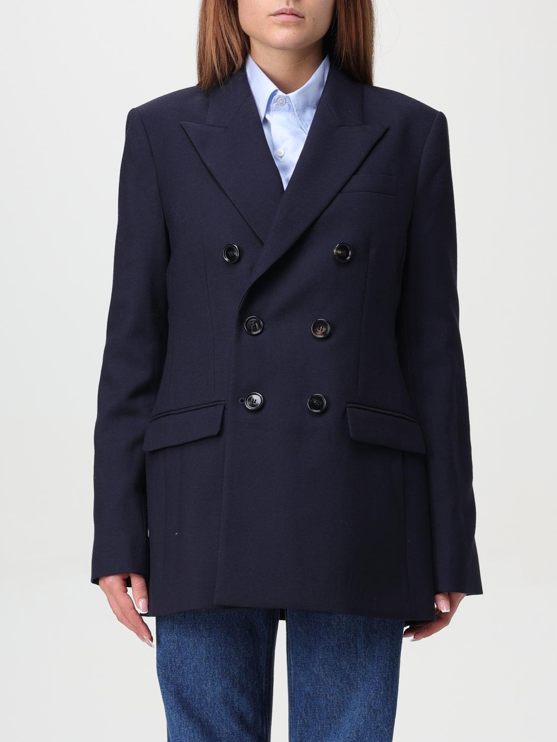 Ami Paris ジャケット レディース - ブルー | FBV217WV0026 | GIGLIO.COM