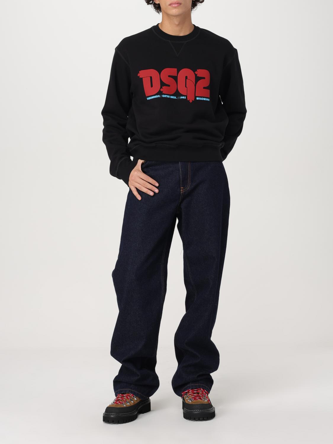 DSQUARED2 SWEATSHIRT: Sweatshirt men Dsquared2, Black - Img 2