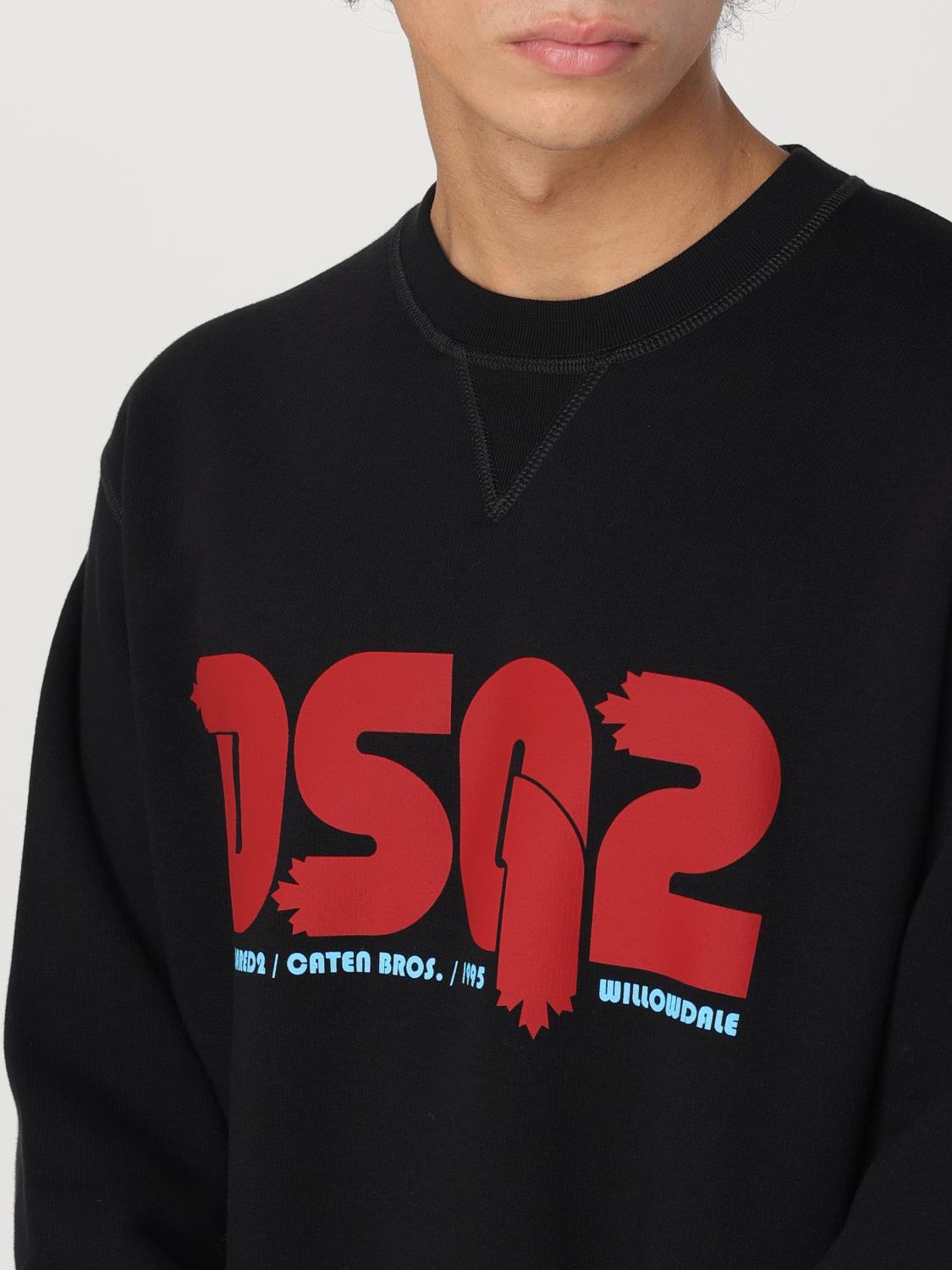 DSQUARED2 SWEATSHIRT: Sweatshirt men Dsquared2, Black - Img 4