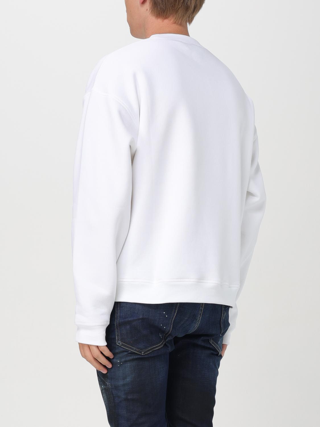 DSQUARED2 SWEATSHIRT: Sweatshirt men Dsquared2, White - Img 2