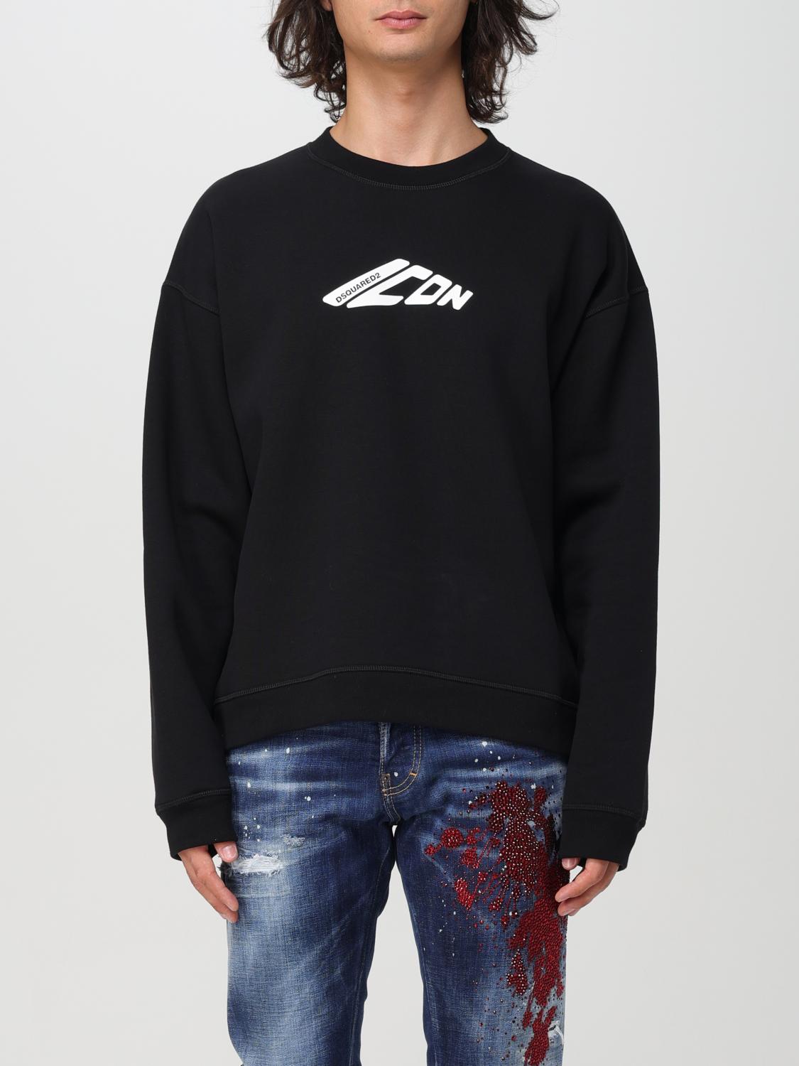 DSQUARED2 SWEATSHIRT: Sweatshirt men Dsquared2, Black - Img 1