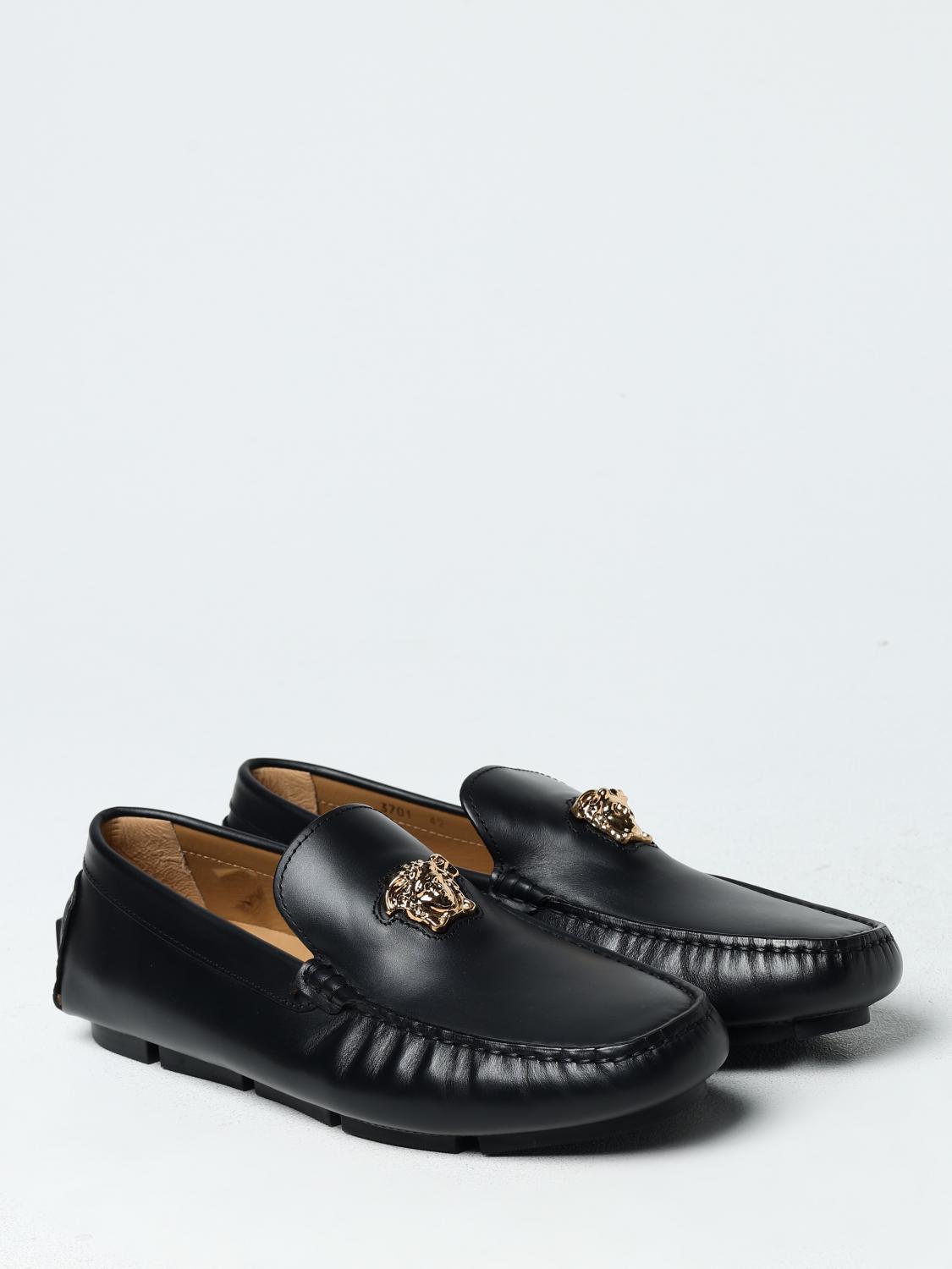 VERSACE MOCASINES: Zapatos hombre Versace, Negro - Img 2