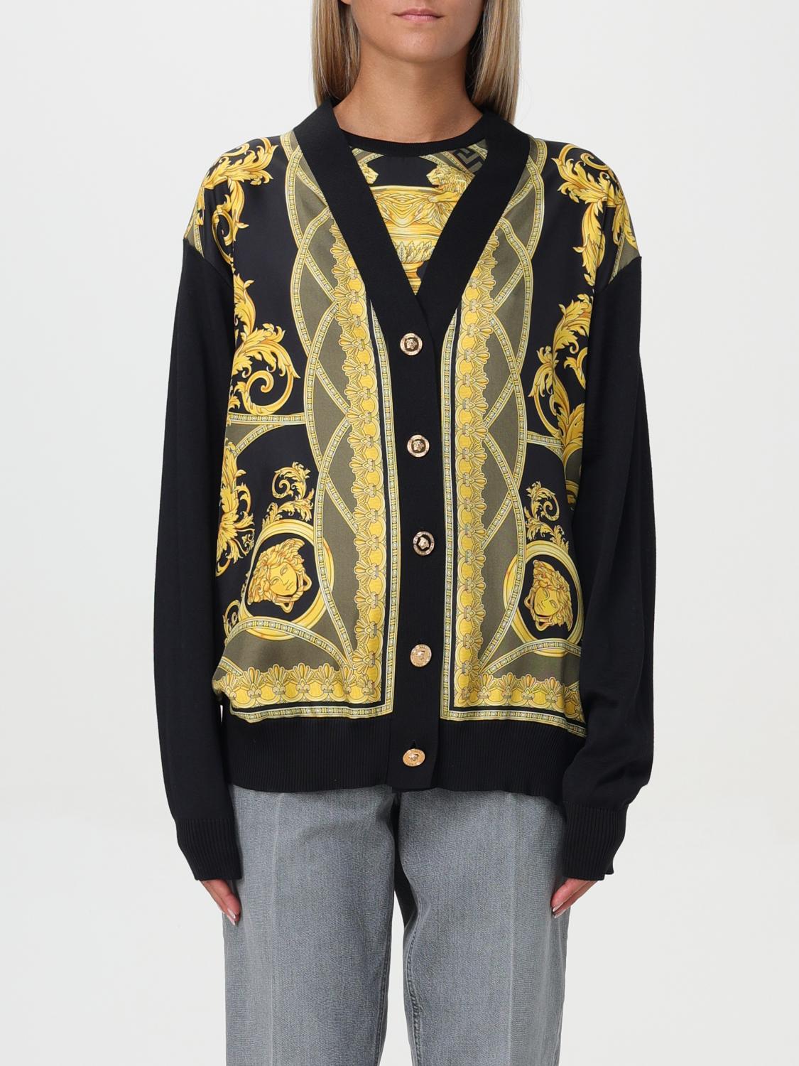 Versace カーディガン レディース - ブラック | 10161721A11289