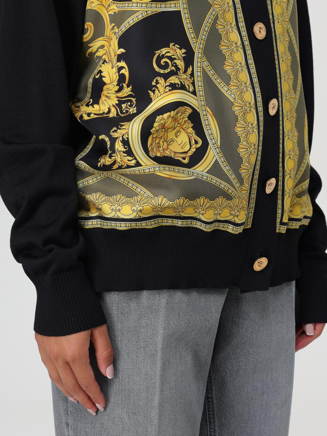 Versace カーディガン レディース - ブラック | 10161721A11289