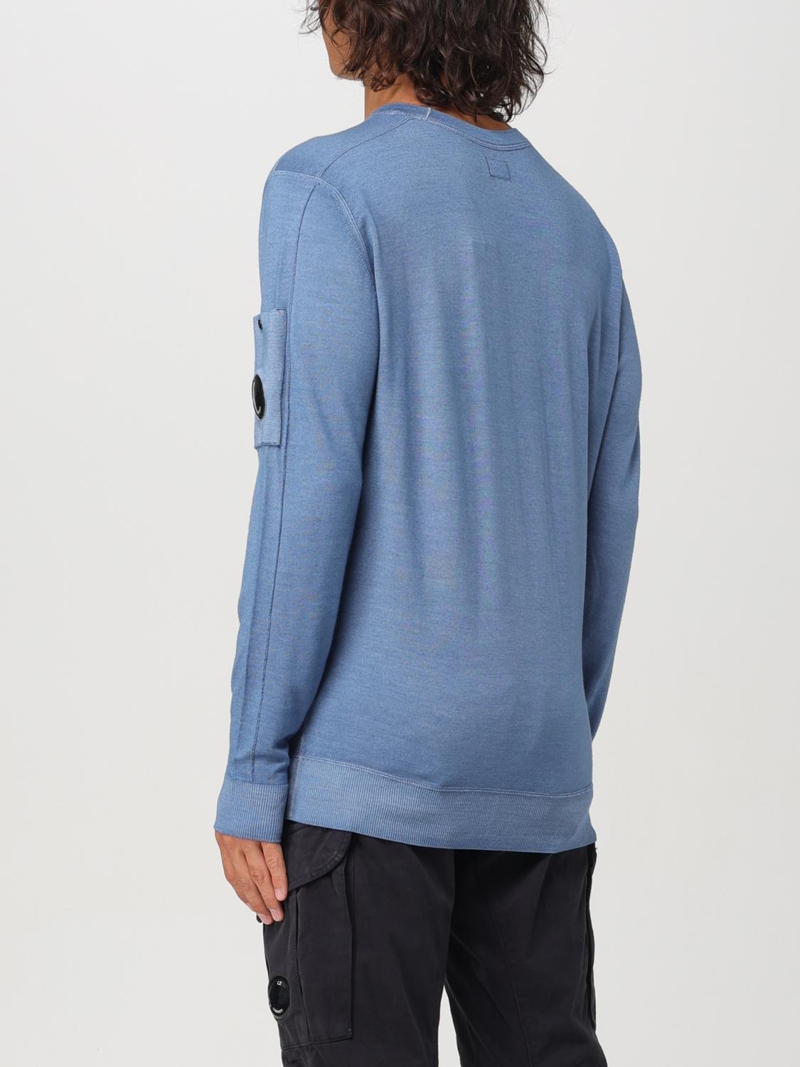 C.P. COMPANY SWEATER: Sweater men C.P. Company, Sky Blue - Img 3