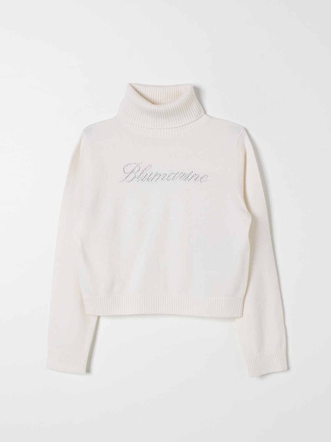 MISS BLUMARINE MAGLIA: Maglia a dolcevita Miss Blumarine, Bianco - Img 1