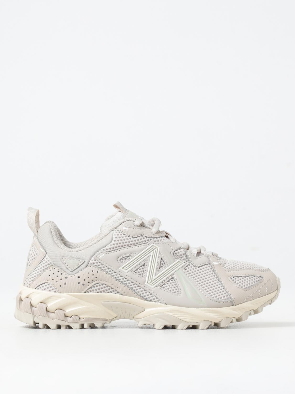 NEW BALANCE SNEAKERS: Sneakers 610 New Balance in mesh e pelle sintetica , Beige - Img 1