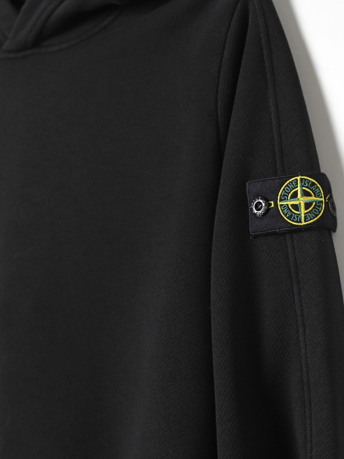 STONE ISLAND JUNIOR PULLOVER: Pullover kinder Stone Island Junior, Schwarz - Img 3