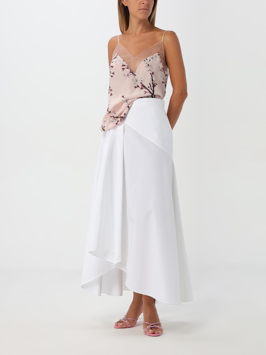 MCQUEEN GONNA: Gonna McQueen in cotone , Bianco - Img 2