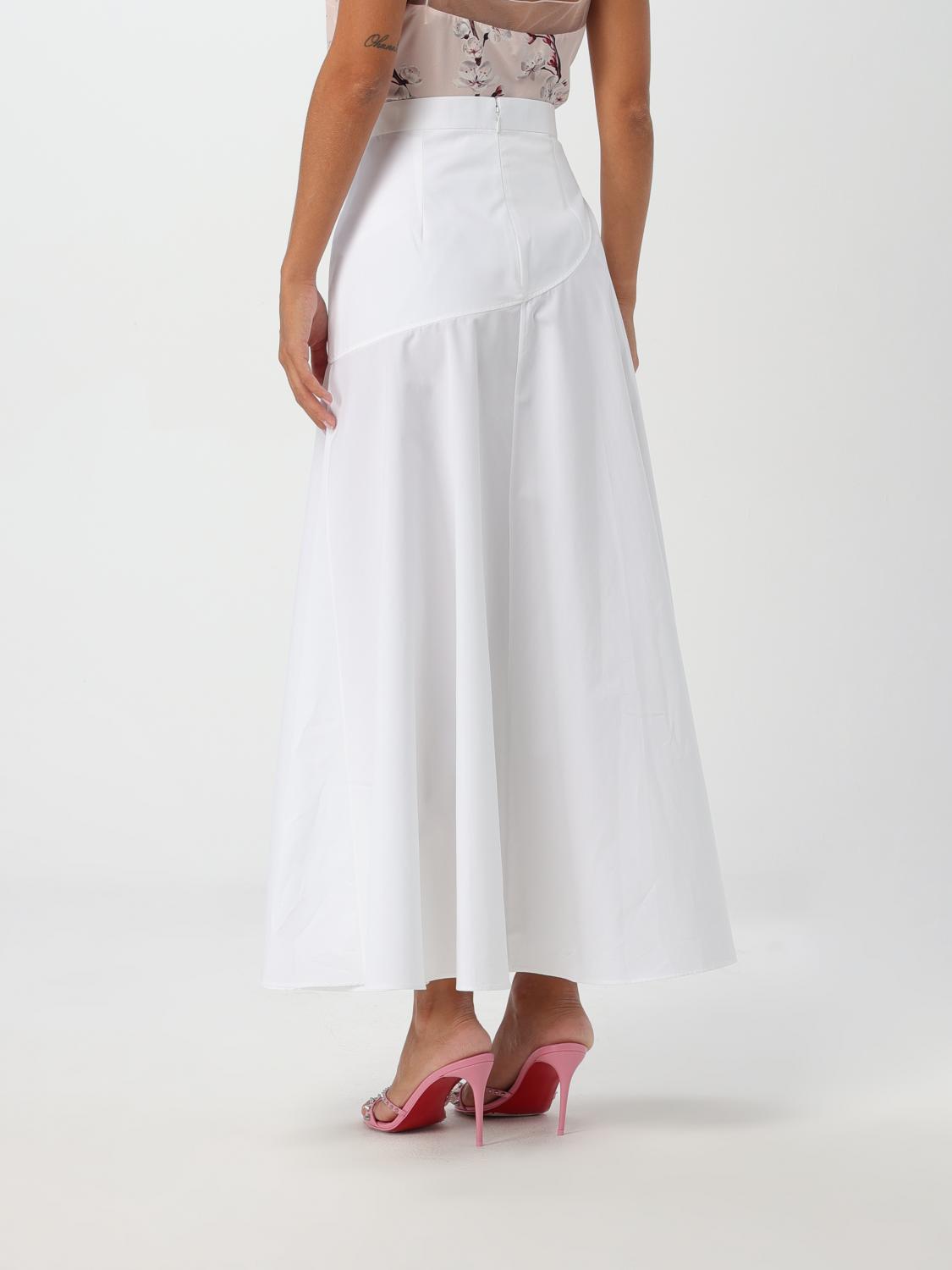 MCQUEEN GONNA: Gonna McQueen in cotone , Bianco - Img 3