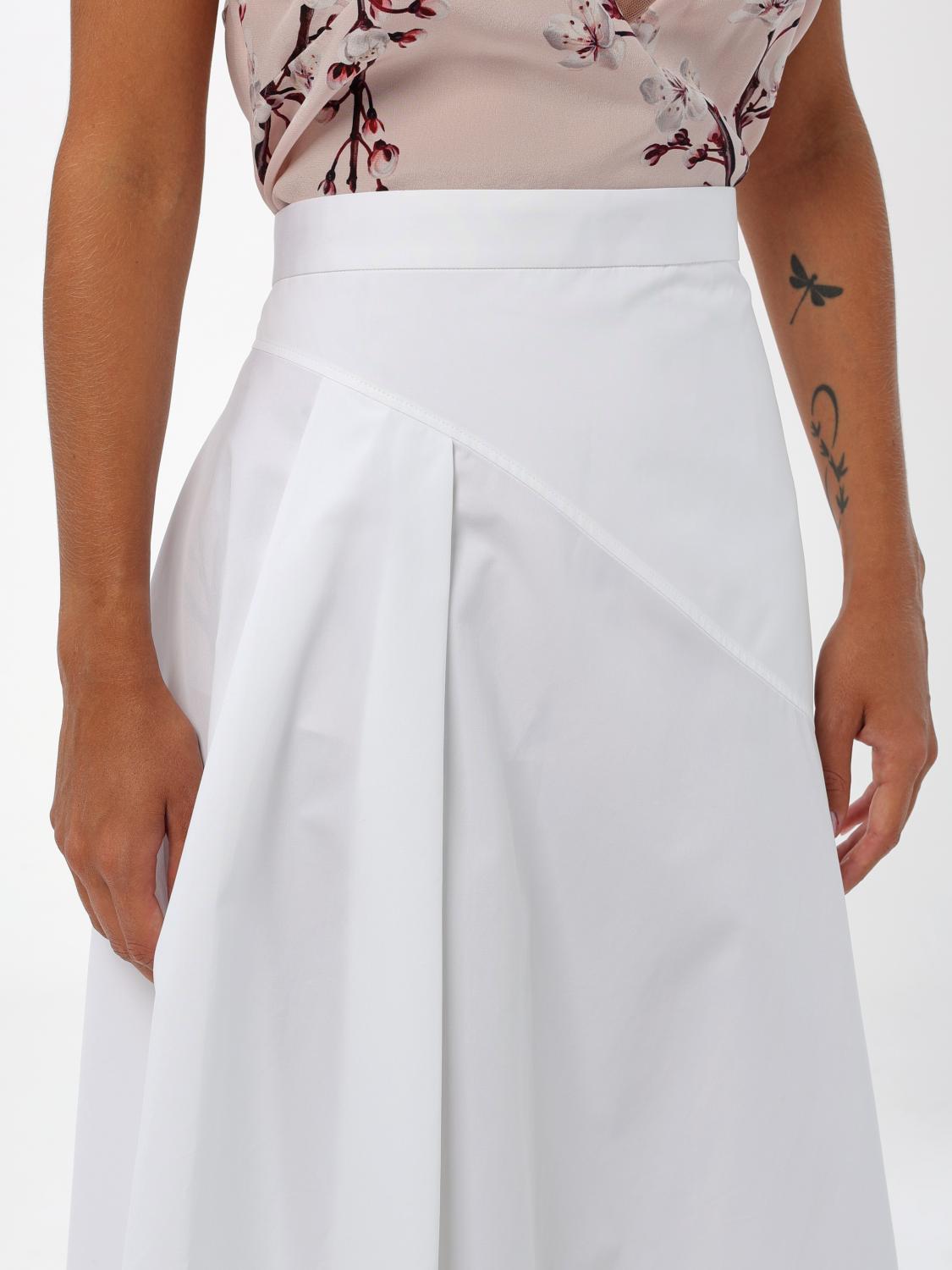 MCQUEEN GONNA: Gonna McQueen in cotone , Bianco - Img 5
