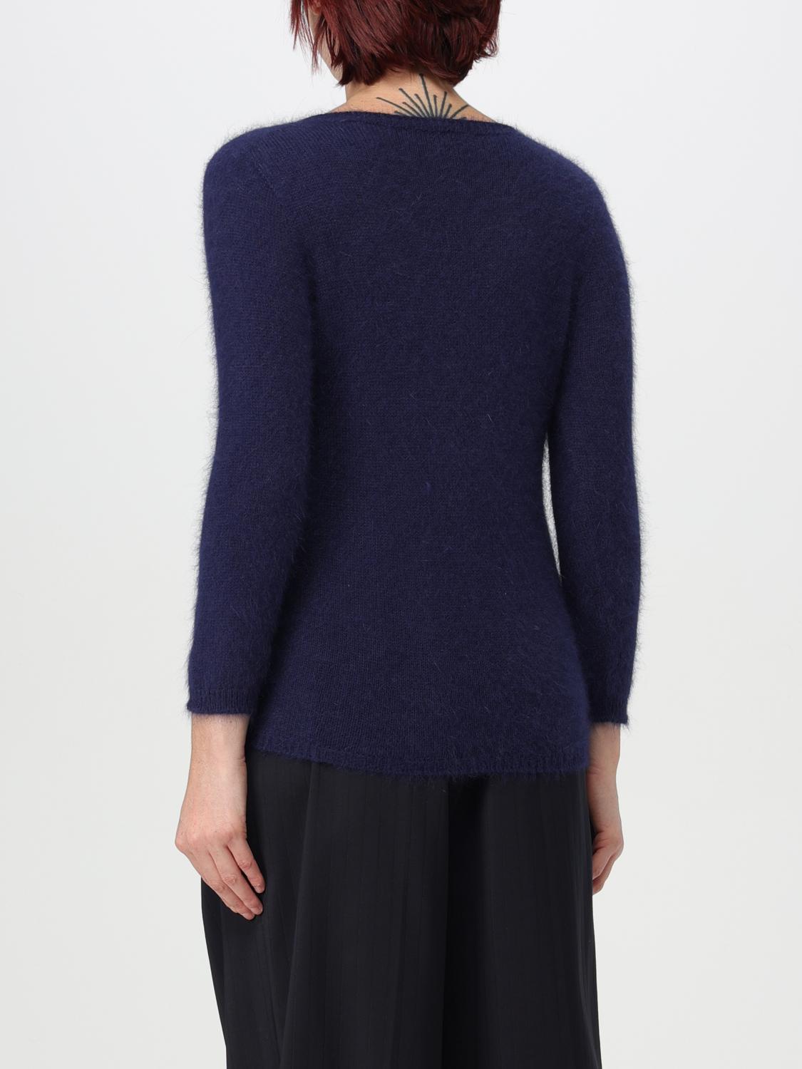 ROBERTO COLLINA MAGLIA: Pullover Roberto Collina in misto lana d'Angora , Blue - Img 2