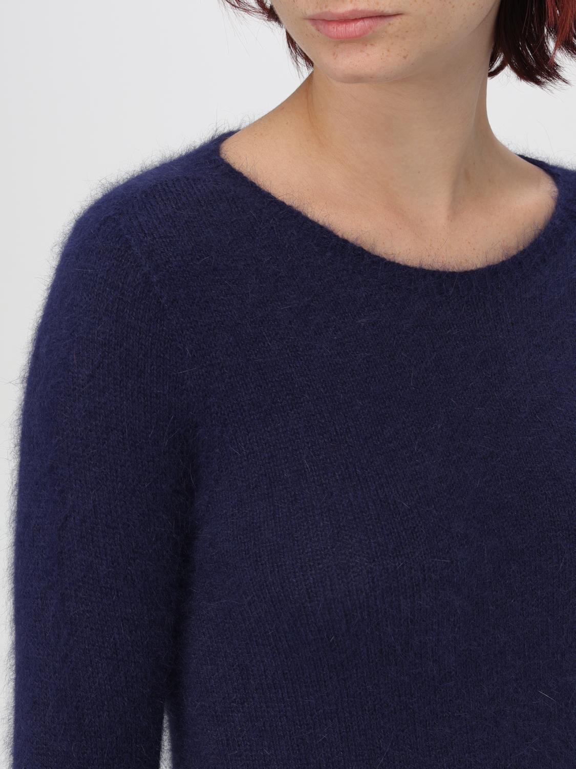 ROBERTO COLLINA MAGLIA: Pullover Roberto Collina in misto lana d'Angora , Blue - Img 3