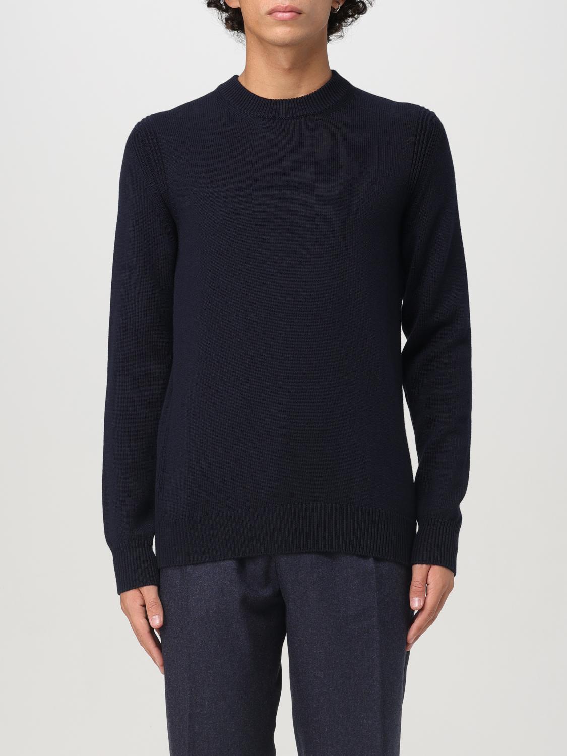 ROBERTO COLLINA SWEATER: Sweater men Roberto Collina, Blue - Img 1