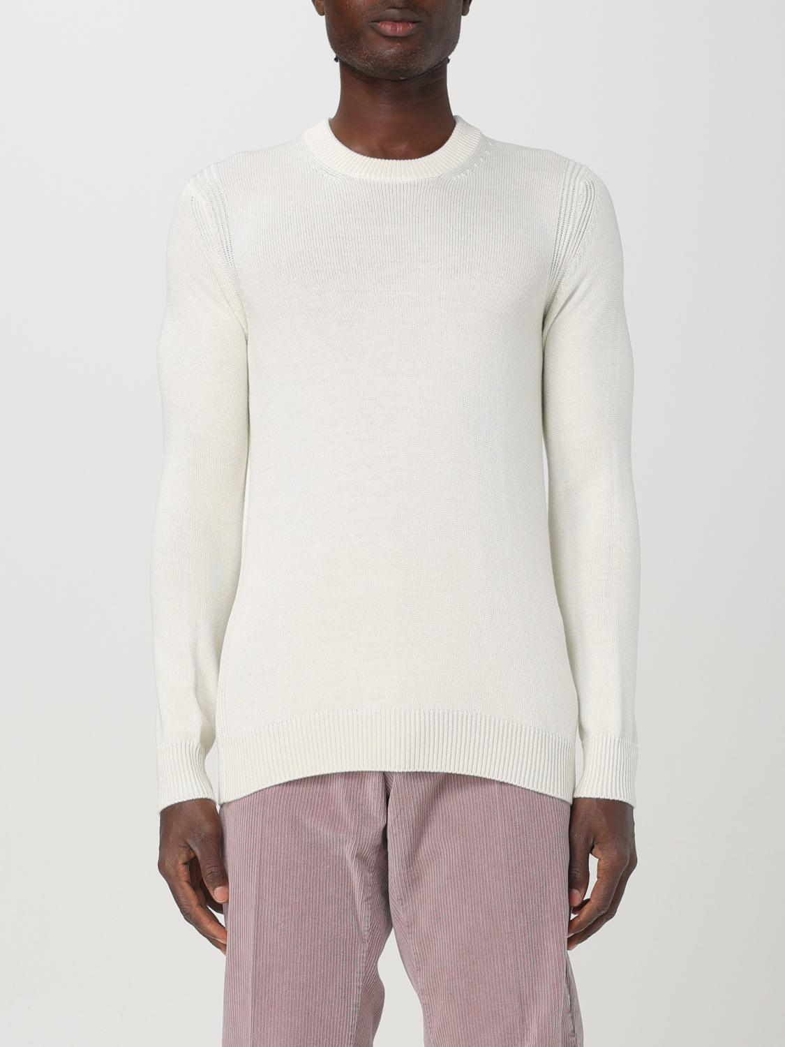 ROBERTO COLLINA SWEATER: Sweater men Roberto Collina, Beige - Img 1