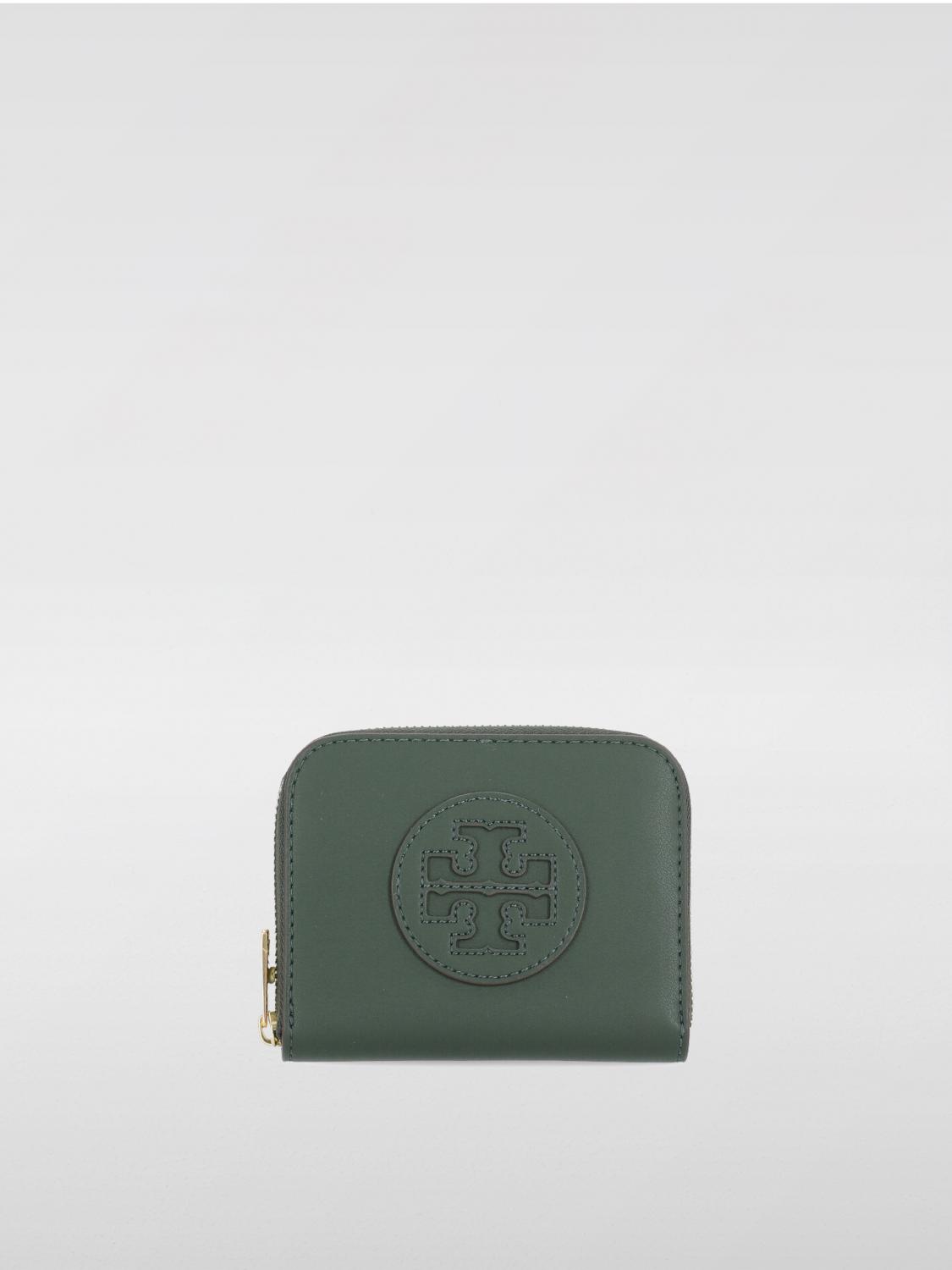 TORY BURCH WALLET: Wallet woman Tory Burch, Green - Img 1