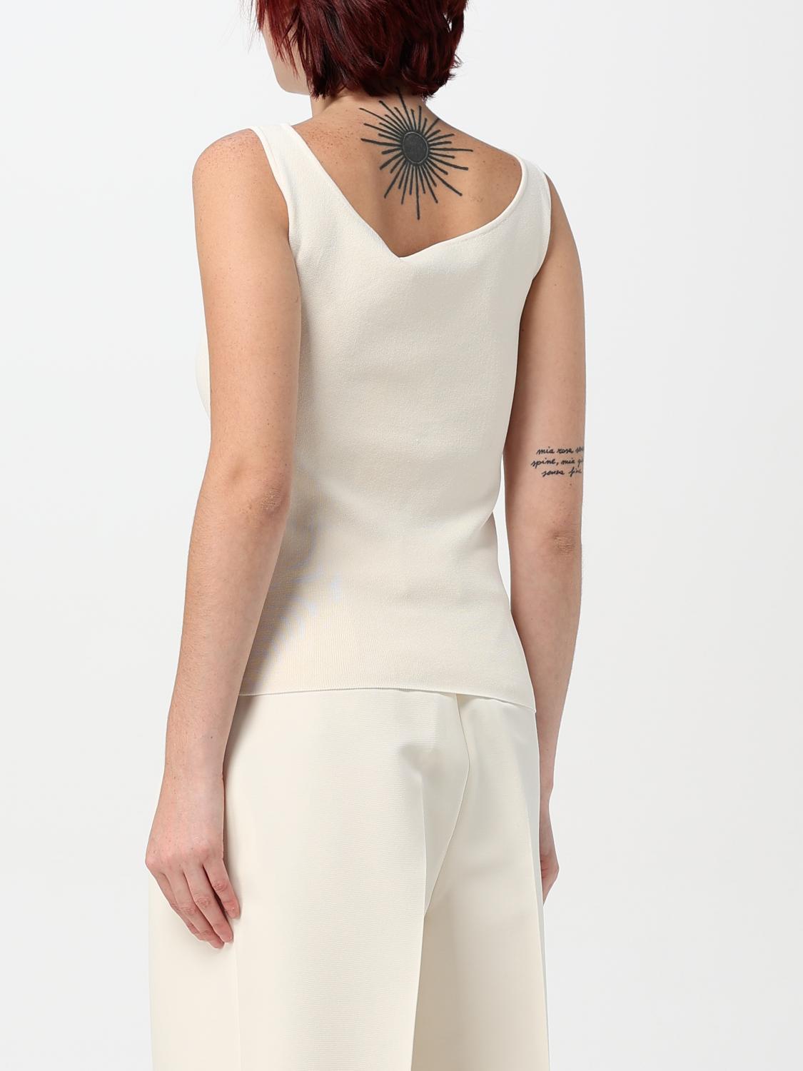 ROHE TOP: Top mujer Rohe, Beige - Img 2