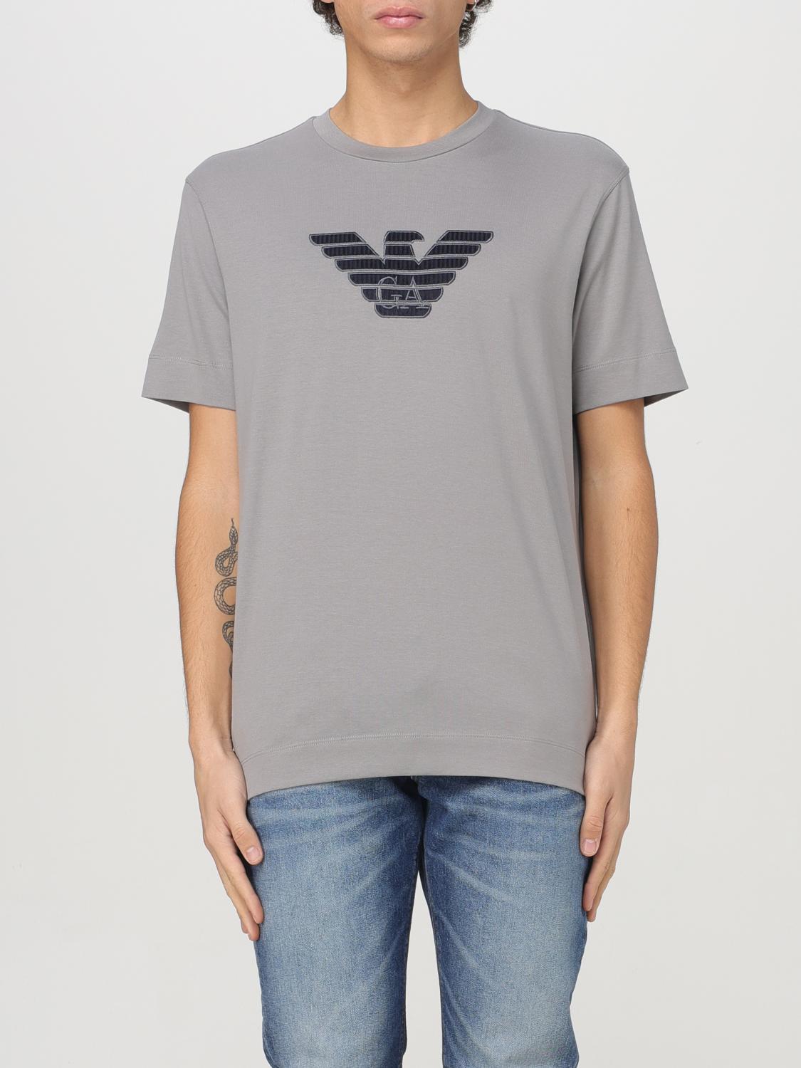 EMPORIO ARMANI T-SHIRT: T-shirt men Emporio Armani, Grey - Img 1