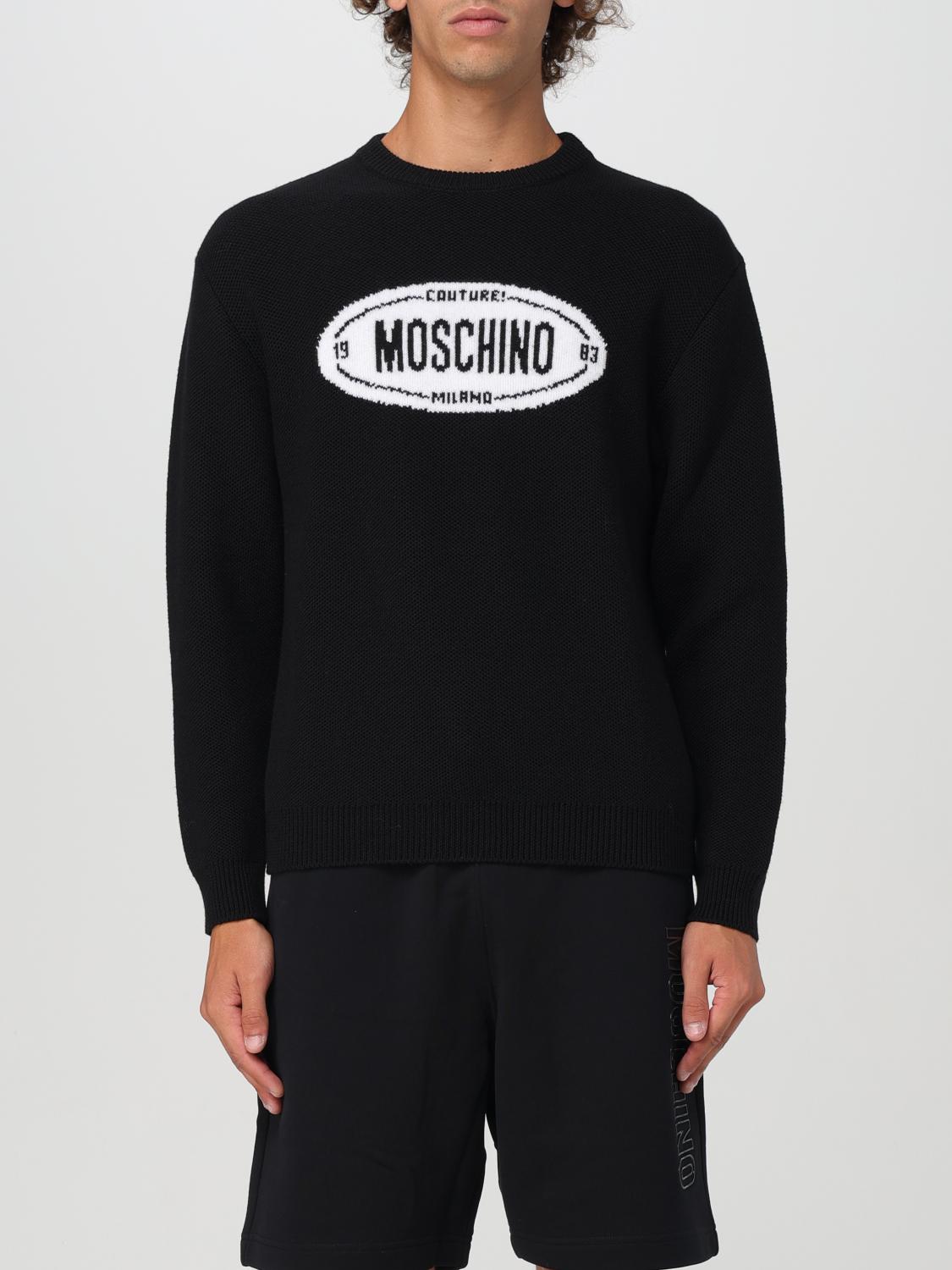 MOSCHINO COUTURE PULLOVER: Pullover herren Moschino Couture, Schwarz - Img 1