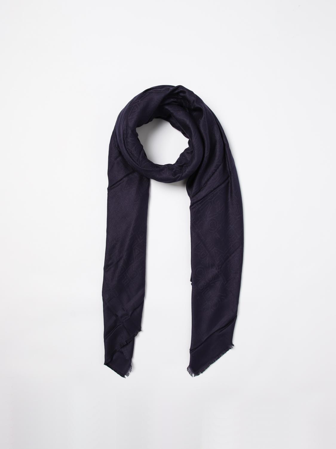 ELISABETTA FRANCHI SCIARPA: Sciarpa in viscosa jacquard Elisabetta Franchi, Blue - Img 2