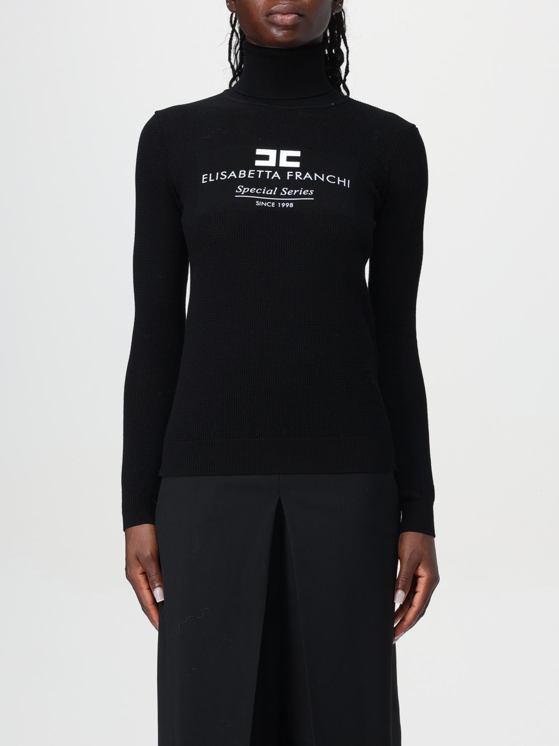 ELISABETTA FRANCHI PULLOVER: Pullover damen Elisabetta Franchi, Schwarz - Img 1