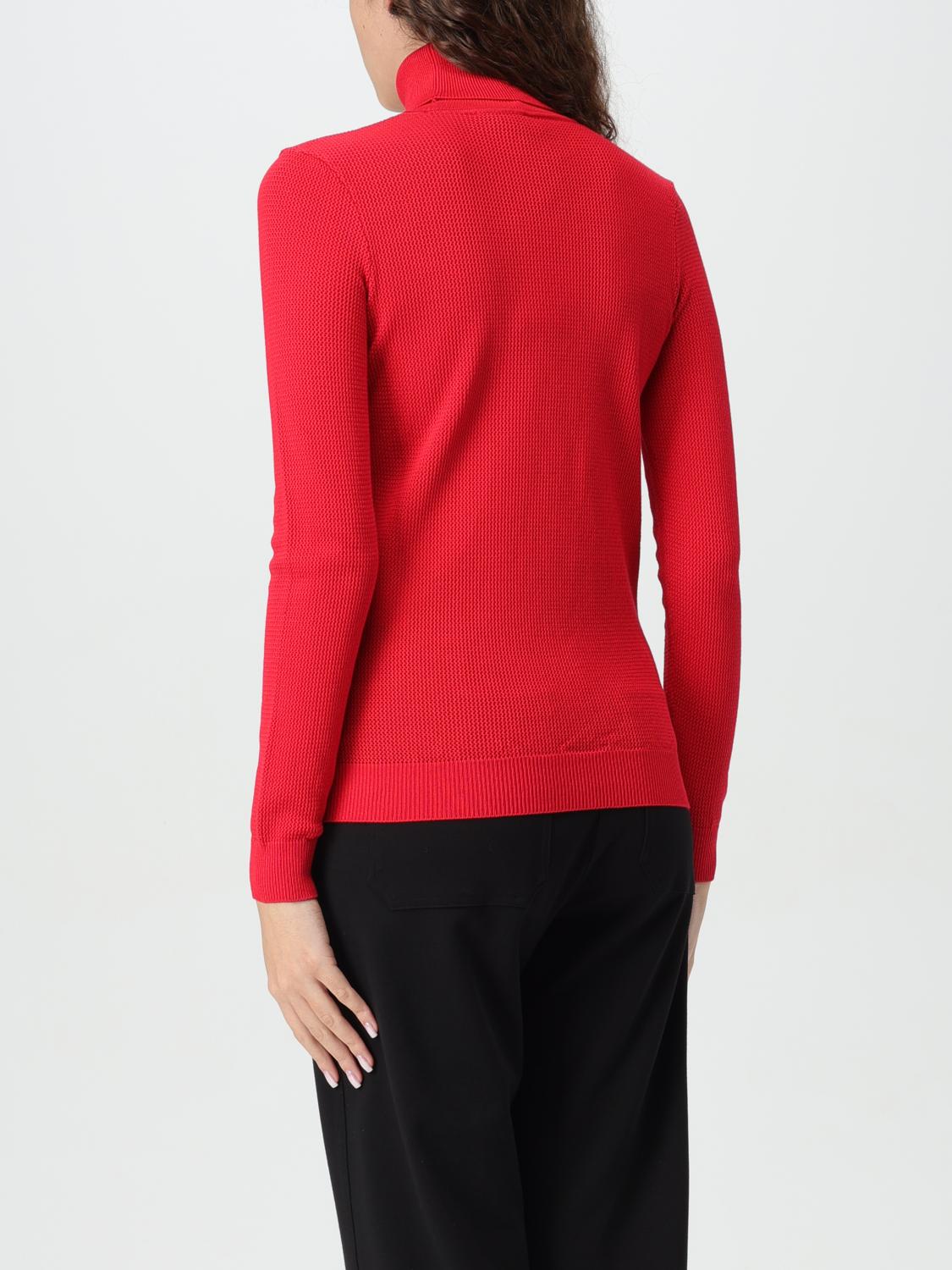 ELISABETTA FRANCHI MAGLIA: Maglia Elisabetta Franchi in viscosa stretch , Rosso - Img 2