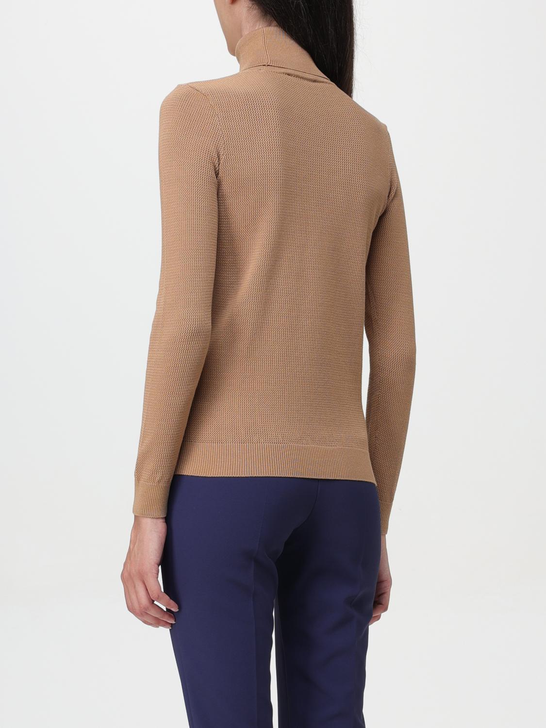 ELISABETTA FRANCHI PULLOVER: Pullover damen Elisabetta Franchi, Camel - Img 2