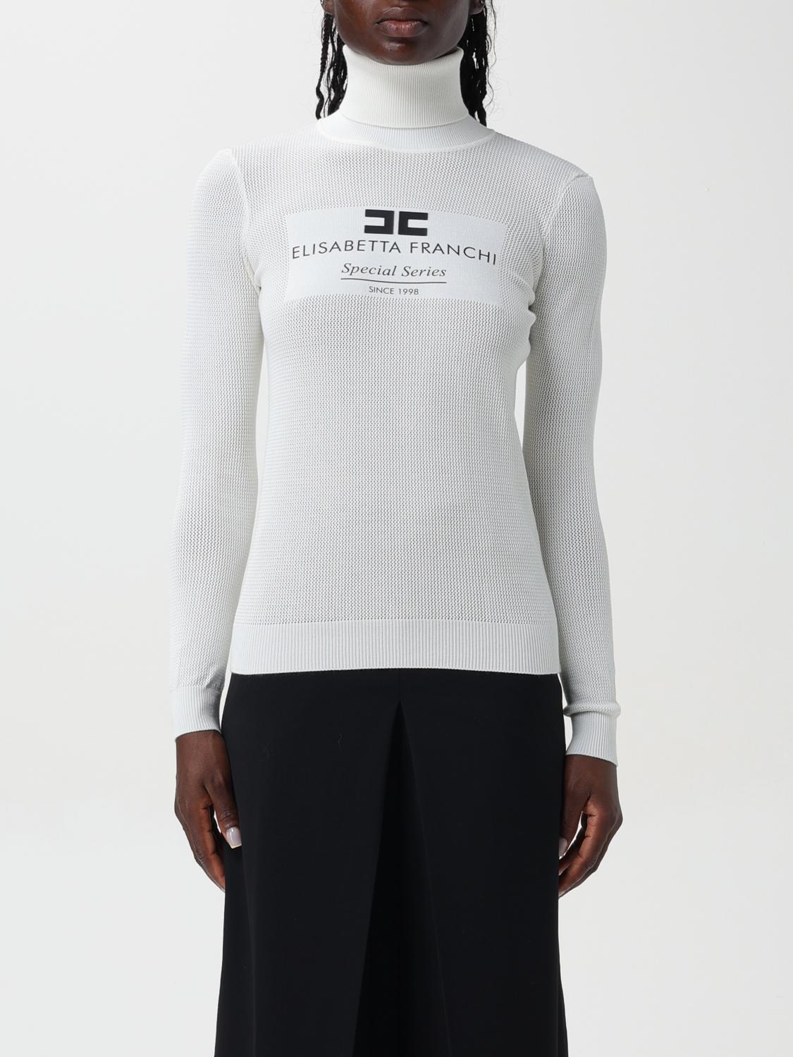 ELISABETTA FRANCHI JERSEY: Jersey mujer Elisabetta Franchi, Marfil - Img 1