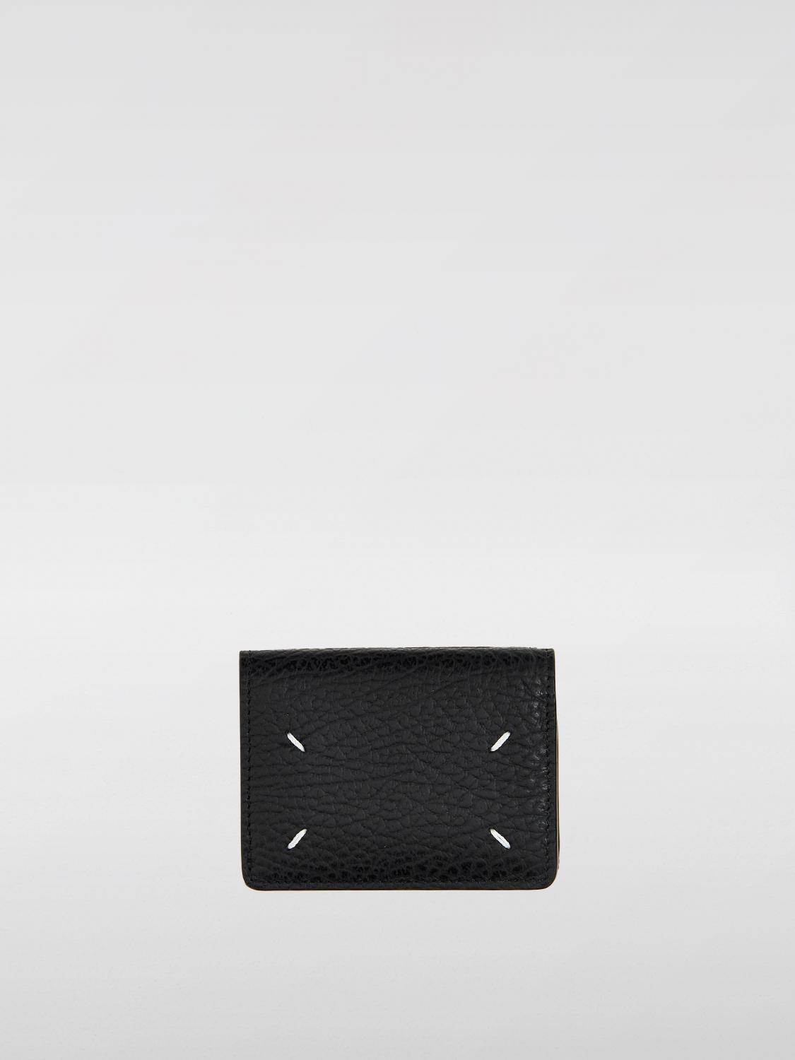 MAISON MARGIELA WALLET: Maison Margiela Leather Wallet, Black - Img 3
