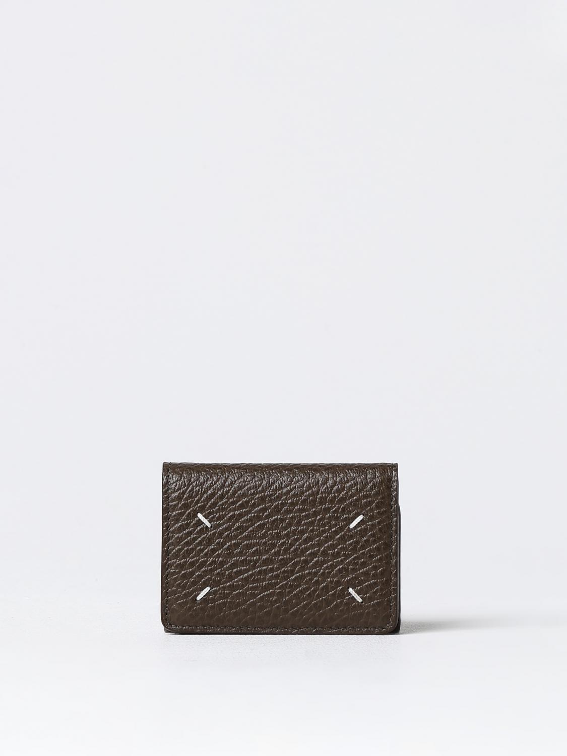 MAISON MARGIELA 財布: Maison Margiela レザーウォレット, ブラウン - Img 1