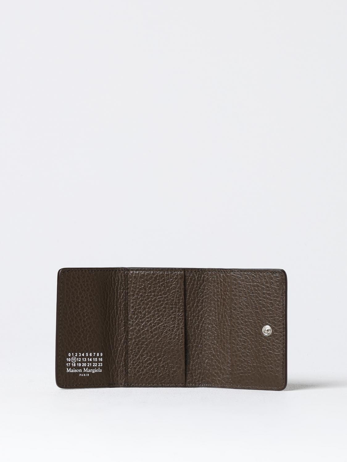 MAISON MARGIELA 財布: Maison Margiela レザーウォレット, ブラウン - Img 2