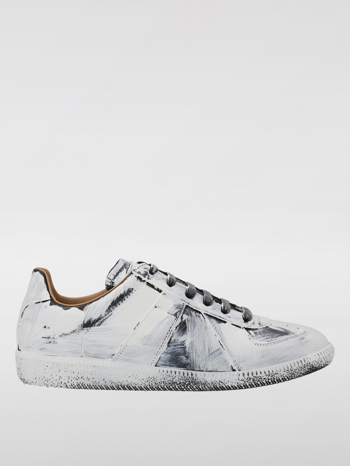 Giglio Sneakers Replica Paint Maison Margiela in pelle