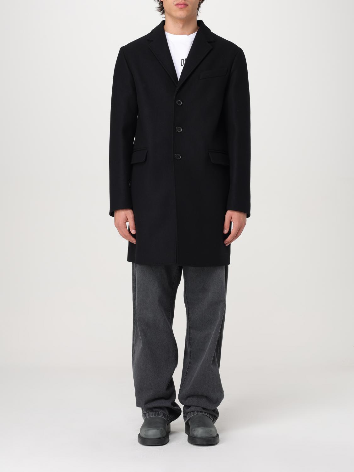 DSQUARED2 COAT: Coat men Dsquared2, Black - Img 1