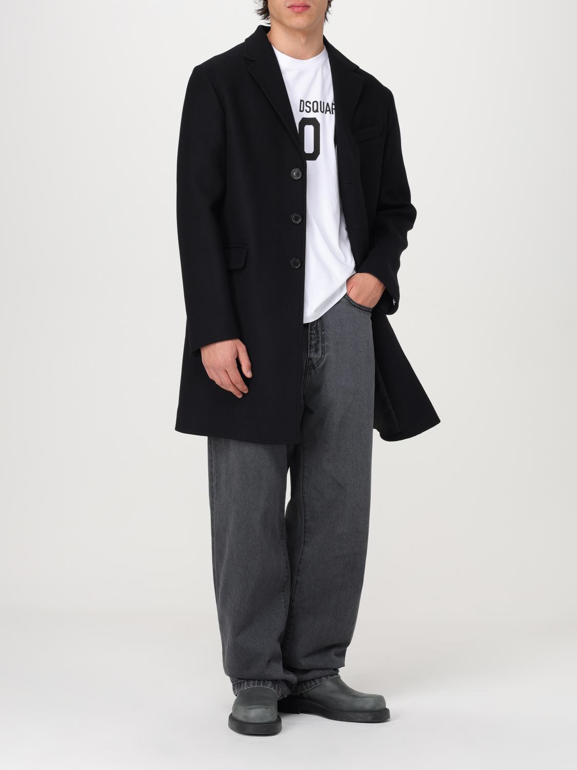 DSQUARED2 COAT: Coat men Dsquared2, Black - Img 2