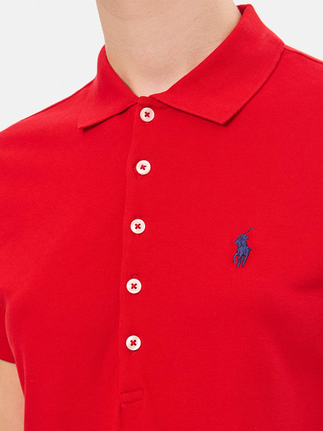 POLO RALPH LAUREN POLO: Polo mujer Polo Ralph Lauren, Rojo - Img 4