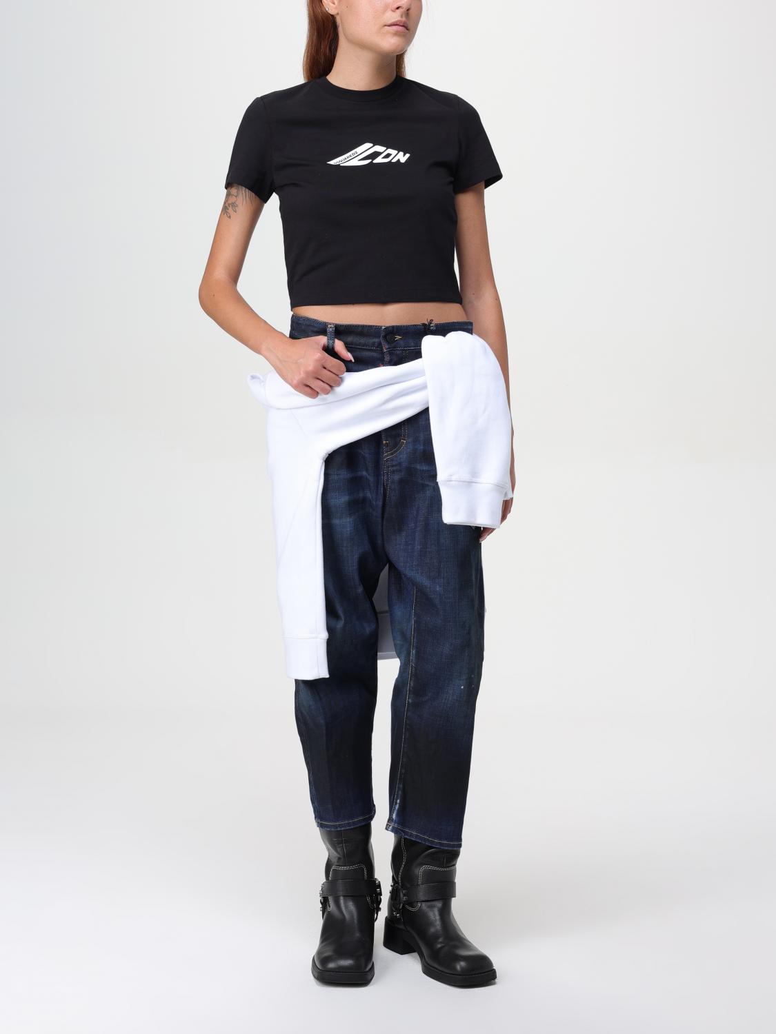 DSQUARED2 SUDADERA: Jersey mujer Dsquared2, Blanco - Img 2