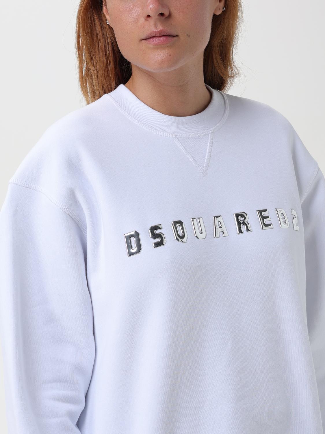 DSQUARED2 SUDADERA: Jersey mujer Dsquared2, Blanco - Img 4