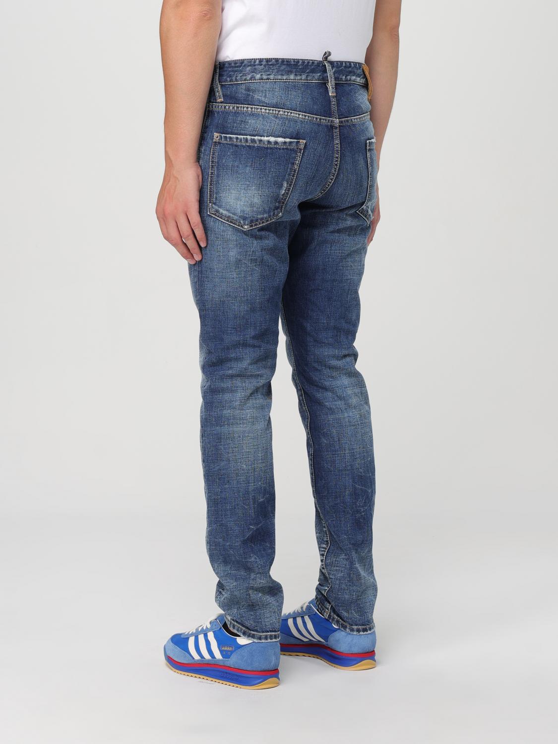 DSQUARED2 JEANS: Jeans Dsquared2 in denim di cotone used , Blue - Img 3